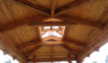 Timber Frame Pavilion in Fort Collins, Colorado.