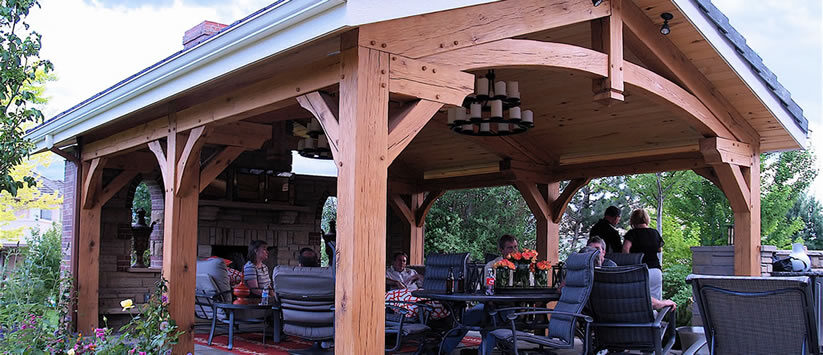 Brewster Timber Frame Outdoor Living Spaces