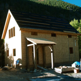 Timber Frame Cabin in Rustic, Colorado.