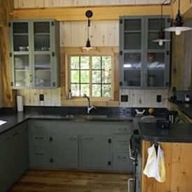 Timber Frame Cabin in Rustic, Colorado.