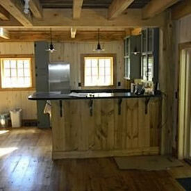 Timber Frame Cabin in Rustic, Colorado.