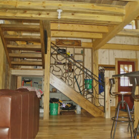 Timber Frame Cabin in Rustic, Colorado.