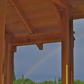 Timber Frame Home in Saratoga, Wyoming