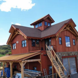 Timber Frame Home in Steamboat Springs, Colorado