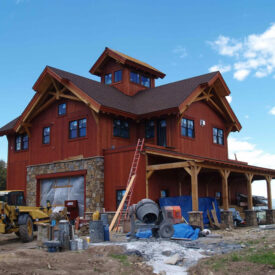 Timber Frame Home in Steamboat Springs, Colorado