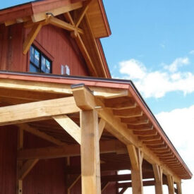 Timber Frame Home in Steamboat Springs, Colorado