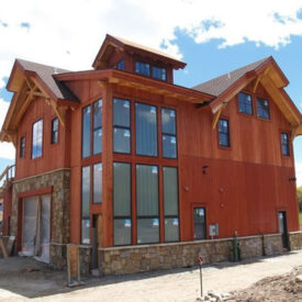 Timber Frame Home in Steamboat Springs, Colorado