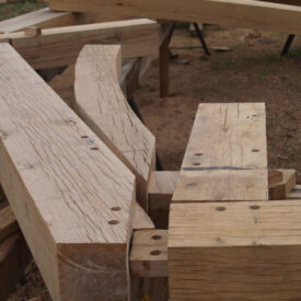 Timber Frame Outdoor Kitchen in Greenwood Village, Colorado