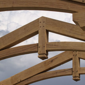 Timber Frame Outdoor Kitchen in Greenwood Village, Colorado