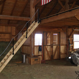 Timber Frame Barn in Lafayette, Colorado