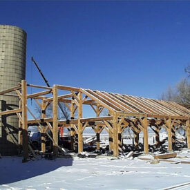 Timber Frame Barn in Lafayette, Colorado