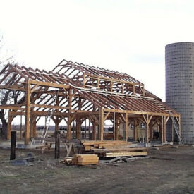 Timber Frame Barn in Lafayette, Colorado