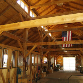 Timber Frame Barn in Lafayette, Colorado