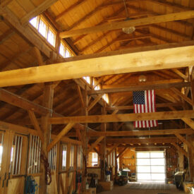 Timber Frame Barn in Lafayette, Colorado