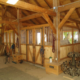 Timber Frame Barn in Lafayette, Colorado